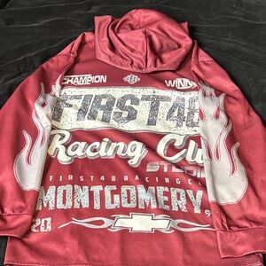 Champion Kids Racing Club Hoodie - Burgundy